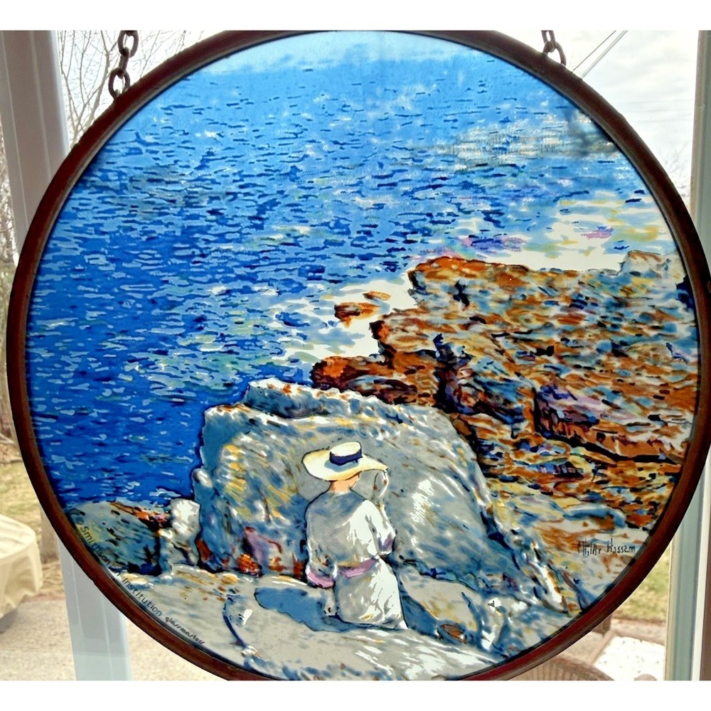 Smithsonian Institution Glassmakers' Stained Glass Collection: Vibrant Sea Scene